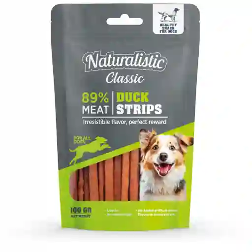 Snack Perros Naturalistic Duck Strips 100gr