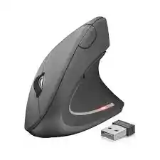 Mouse Ergonomico Inalambrico Rojo