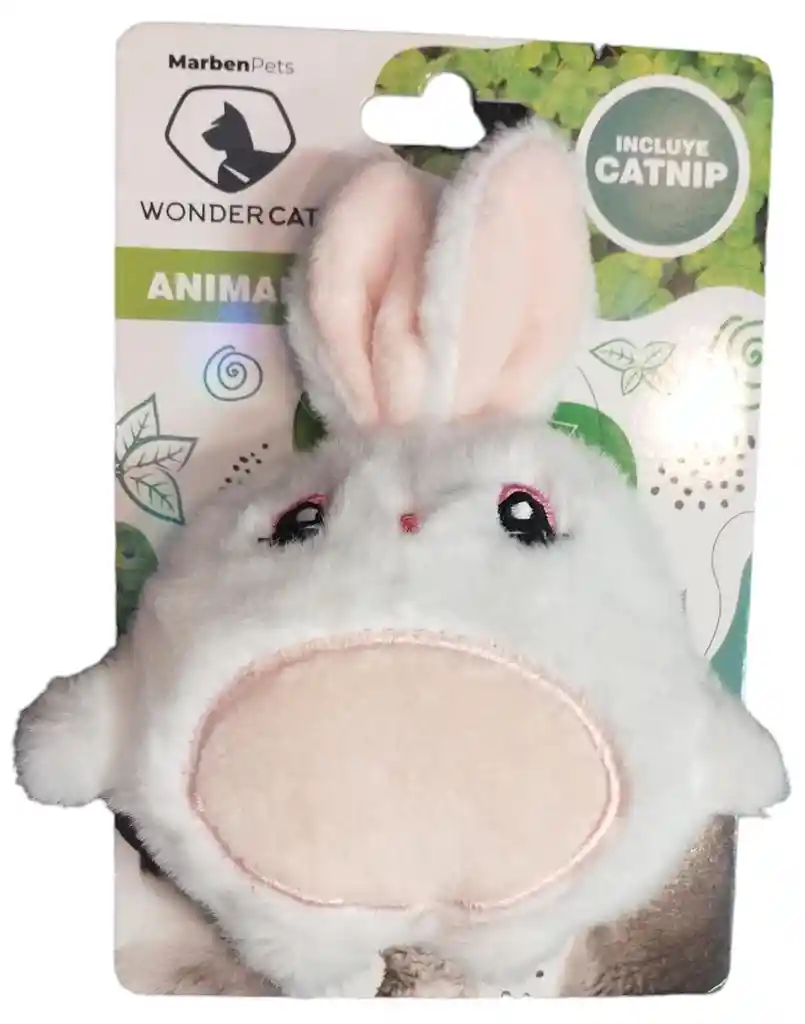 Wonder Cat - Peluche Conejito Con Catnip 8cm