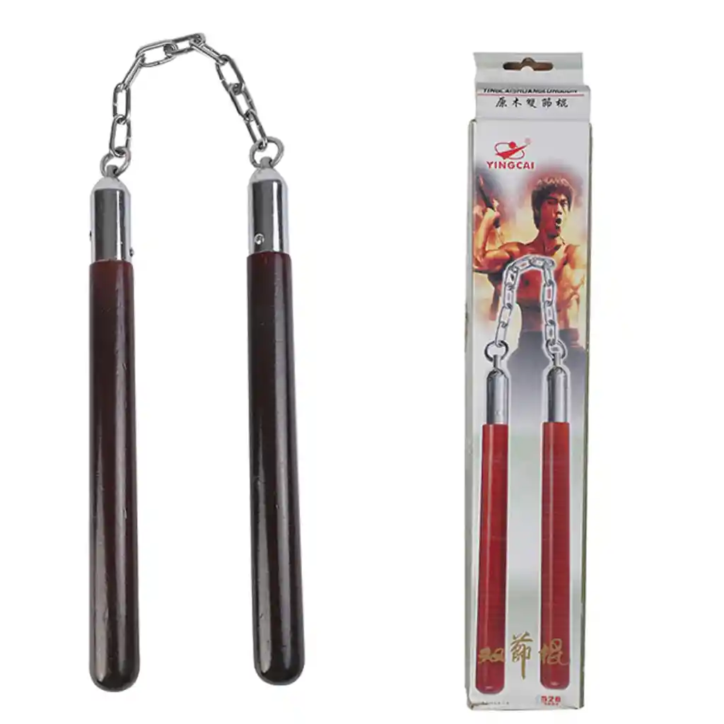 Nunchaku Combate Madera Negro 325 Grs