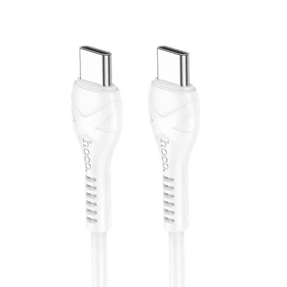 Cable Hoco X37 Usb-c A Usb-c De 60w 1 Metro Blanco