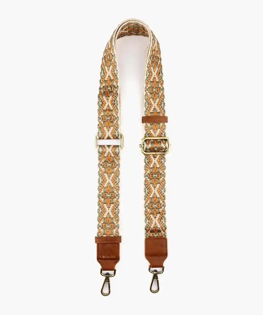 Correa Strap Cartera Mujer Étnico Verde