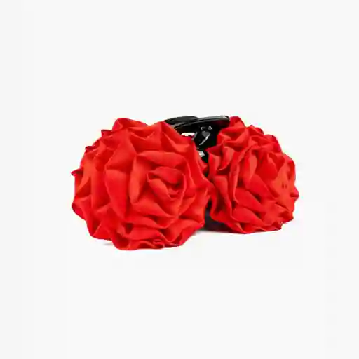 Pinche Mujer Flores Dobles Rojo