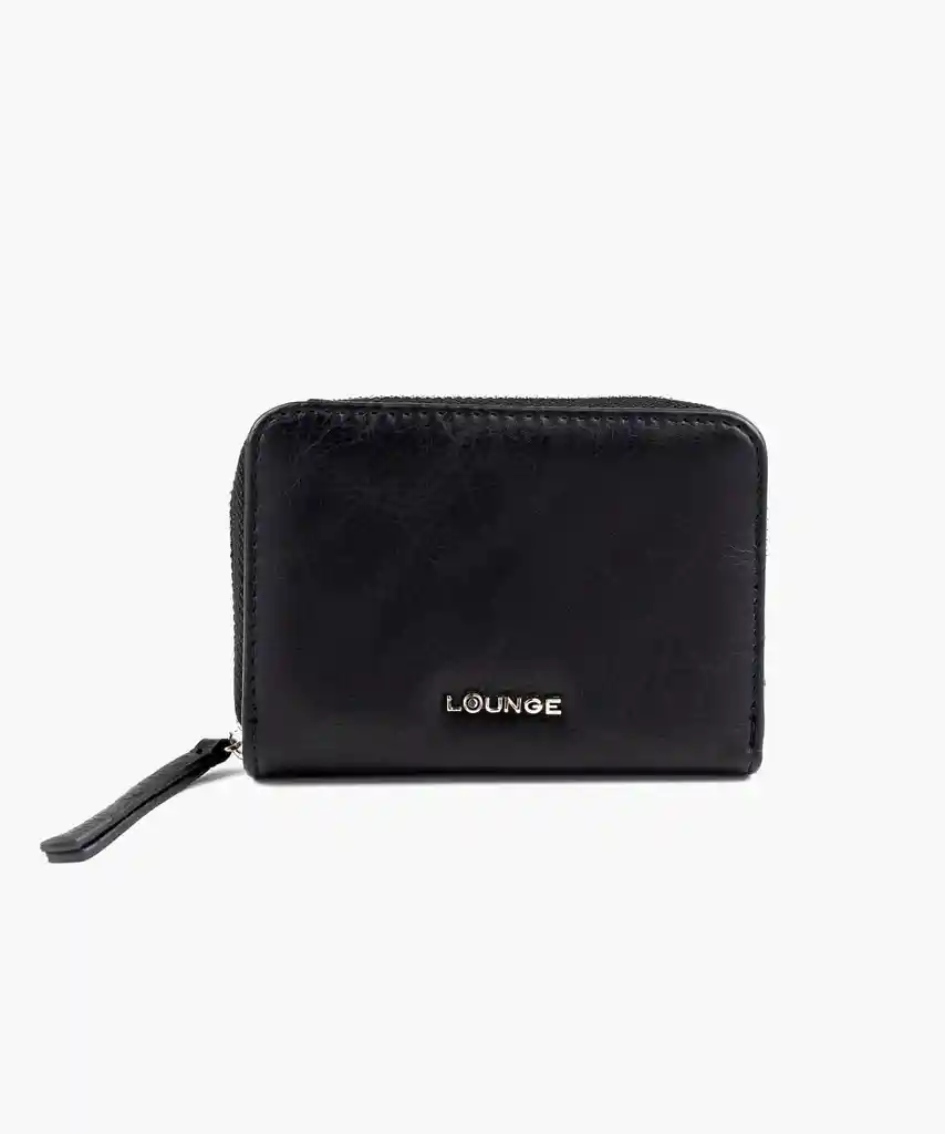 Billetera Mujer Solapa Negro