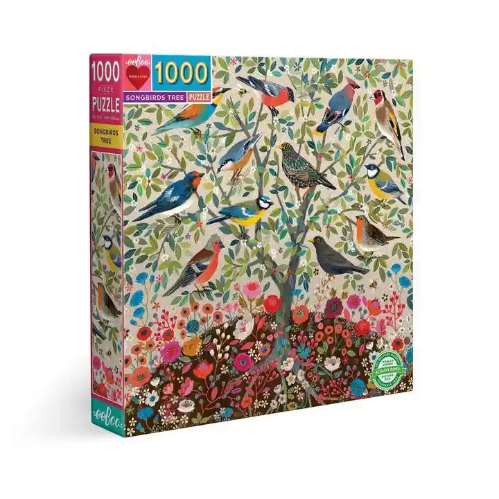 Songbirds Tree Eeboo 1000 Piezas