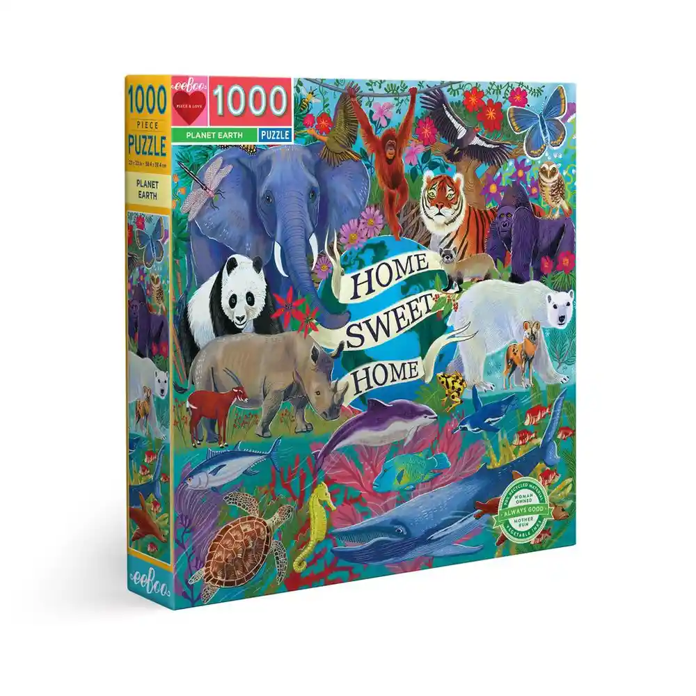 Puzzle Planeta Tierra Eeboo 1000 Piezas