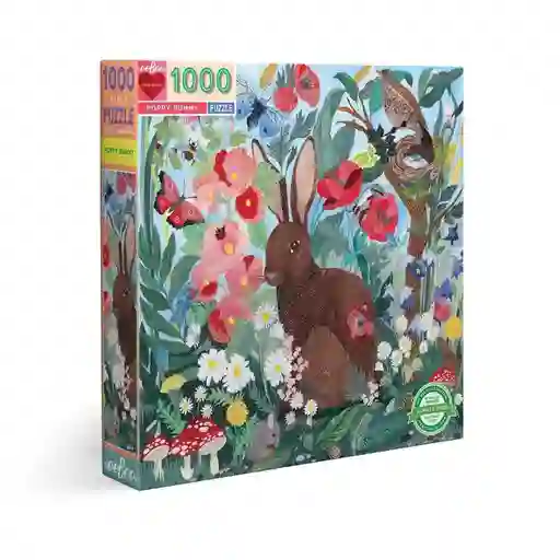 Puzzle Conejito De Amapola Eeboo 1000 Piezas