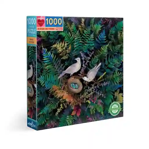 Puzzle Pájaros En Un Nido Eeboo 1000 Piezas