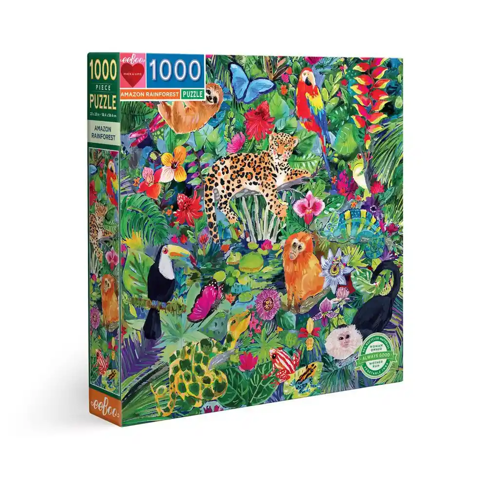 Puzzle Selva Tropical Eeboo 1000 Piezas