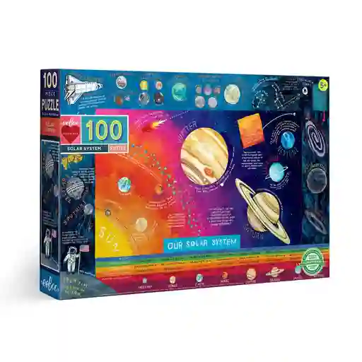 Puzzle Sistema Solar Eeboo 100 Piezas