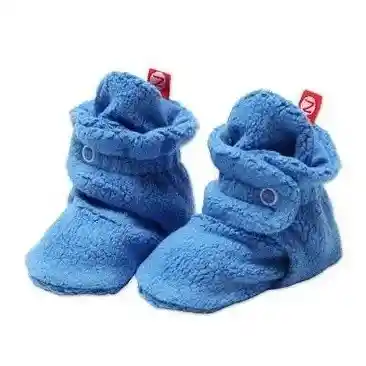 Botas De Polar Azulino 6 Meses Zutano Par De Botas