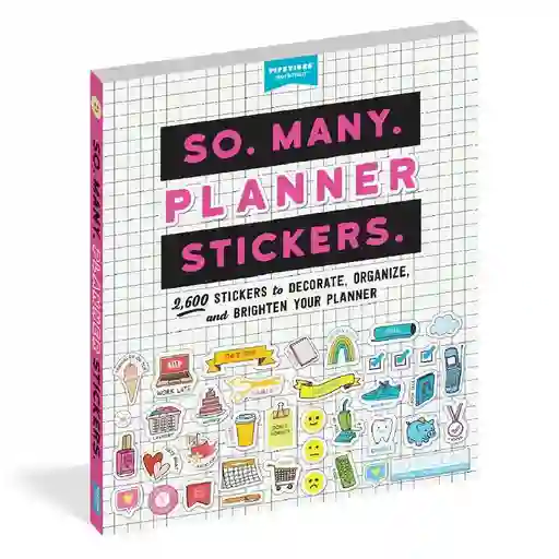 Libro Stickers Agenda: So. Many. Planner. Stickers. Workman Libro De Calcomanías