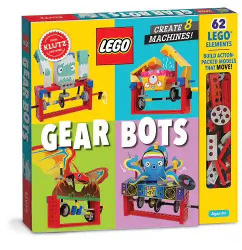 Libro Kit Gear Bots Klutz Libro Con Legos Y Robots De Papel