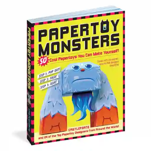 Libro Papertoy Monsters Workman Libro Con Robots De Papel Para Armar, 9 Años+