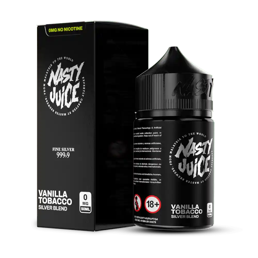 E-liquid Líquido Vaporizador Vanilla Tobacco 50ml Shortfill - Nasty Juice