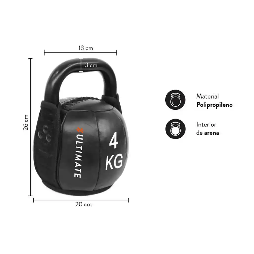 Kettlebell Soft Pro 4 Kg