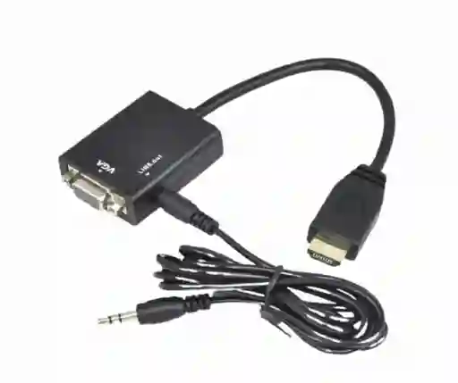 Convertidor Hdmi A Vga Con Audio