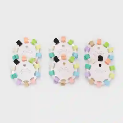 Pack 6 Sets Hair Clips Mini Cocodrilo