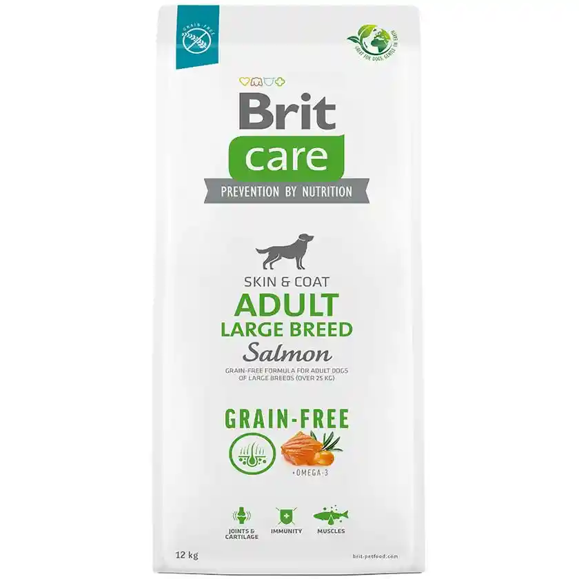 Brit Care Grain Free Adult Large Breed Salmon 12kg