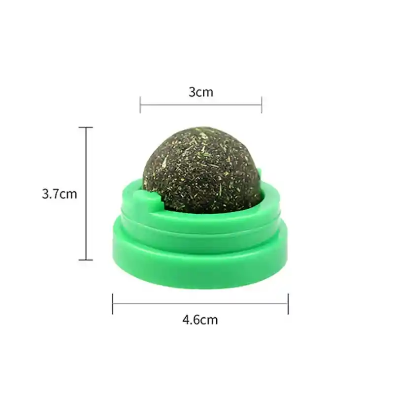 Bola Giratoria De Catnip Para Gatos (blanco)