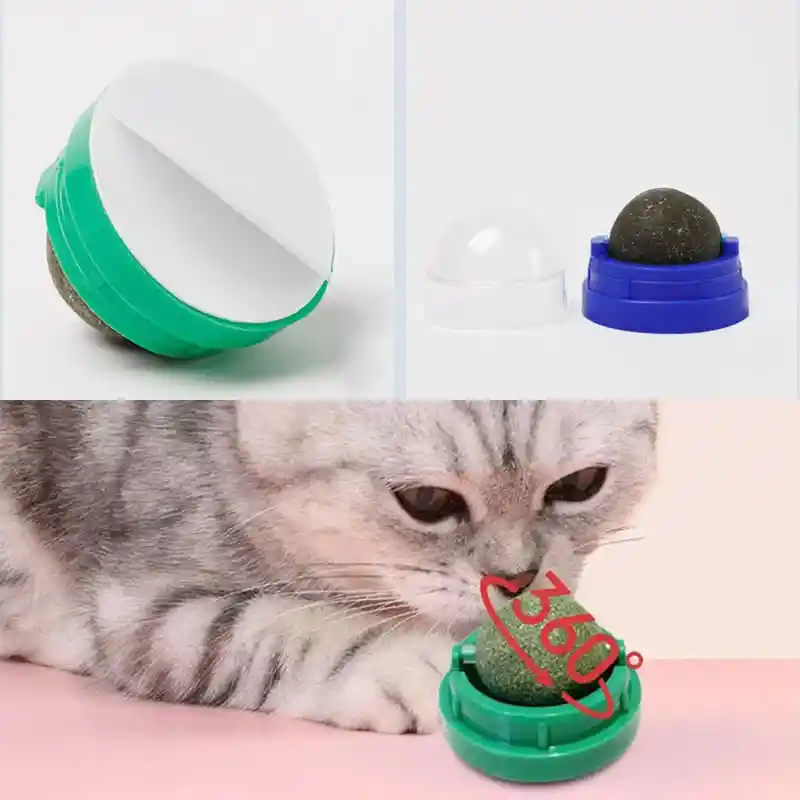 Bola Giratoria De Catnip Para Gatos (verde)