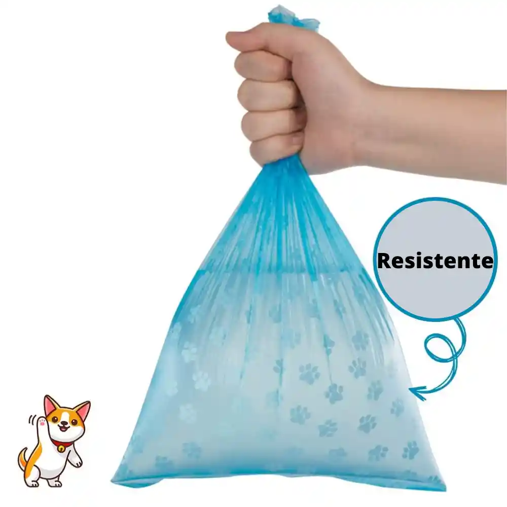 X10 Rollso Bolsas Sanitarias Para Heces Caca Perro Gato Mascotas