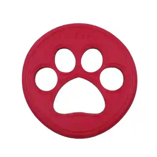 Disco Volador Frisbee Silicona Juguetes Para Perros Mascota (rojo)