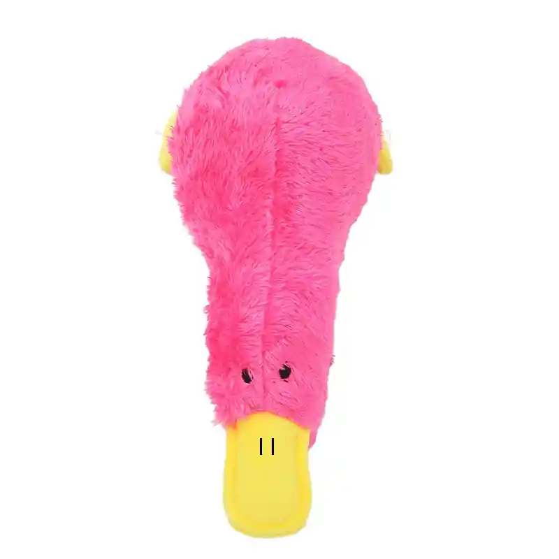 Juguete Peluche Para Mascotas Pato De Felpa (fucsia)