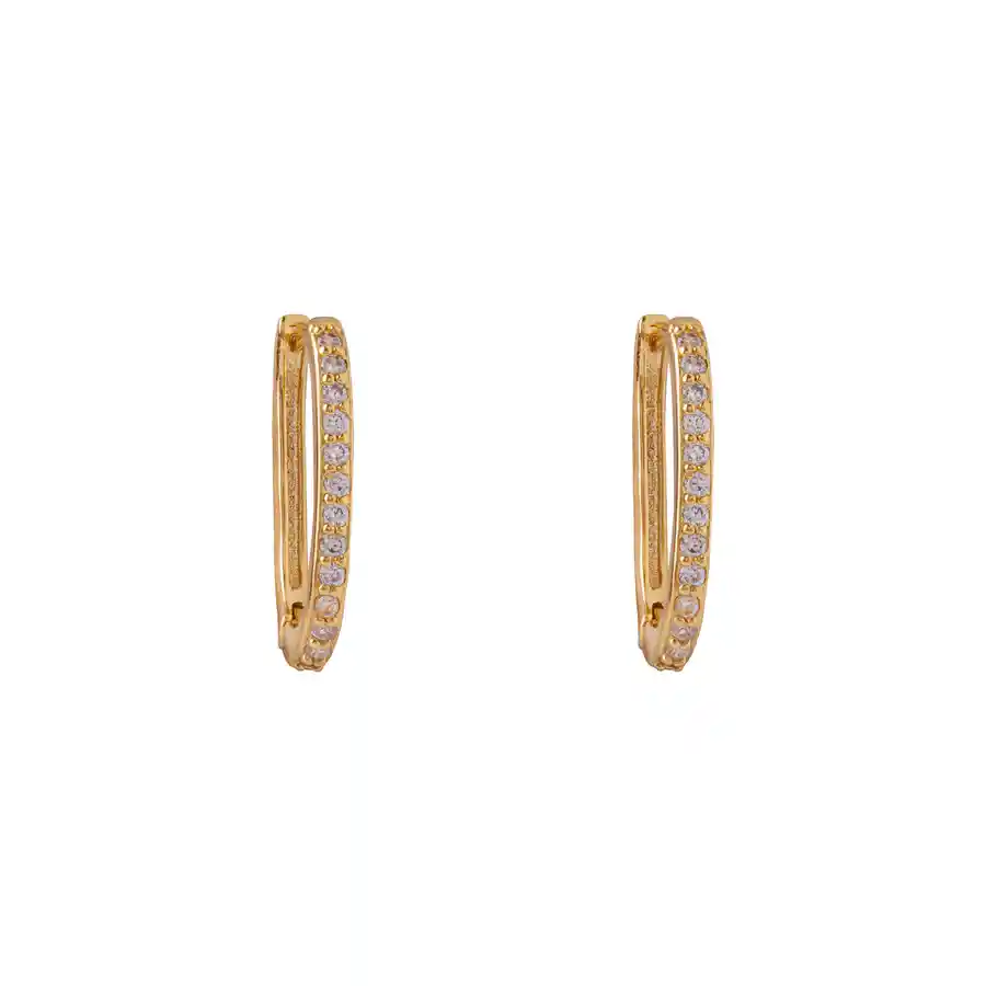 Argollas Vina Circones Bañadas En Oro