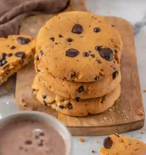 Cookies Con Chips Chocolate Sin Azúcar Keto 6 Unidades