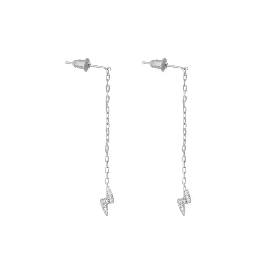 Aros Vila Rayo Bañados En Oro Blanco