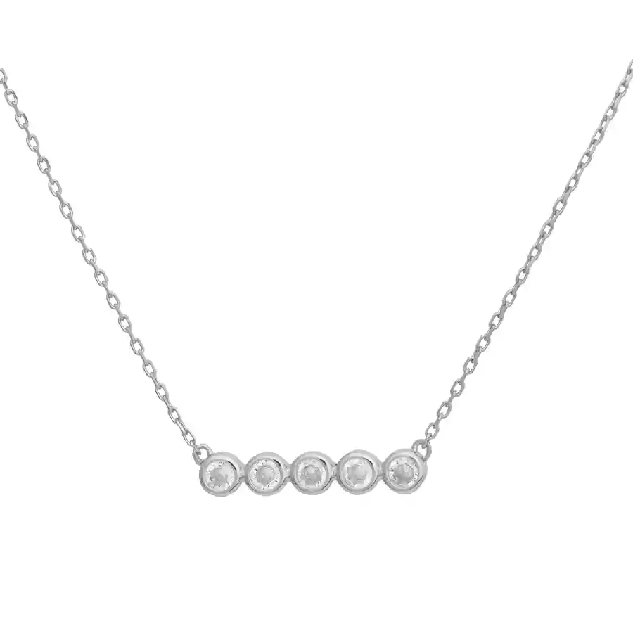 Collar Dots Plata