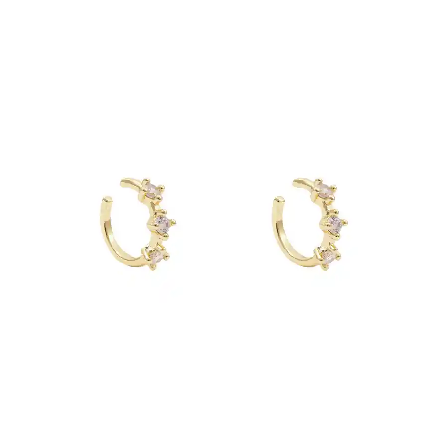 Earcuffs Marla Bañados En Oro (par)