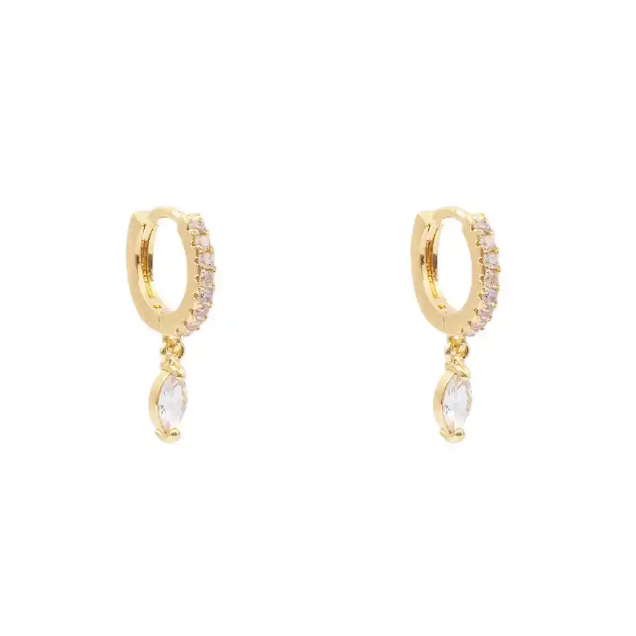 Argollas Kenia Bañadas En Oro