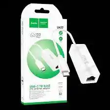 Adaptador Ethernet Rj45 / Usb Y Usb Tipo C Hoco Ua22