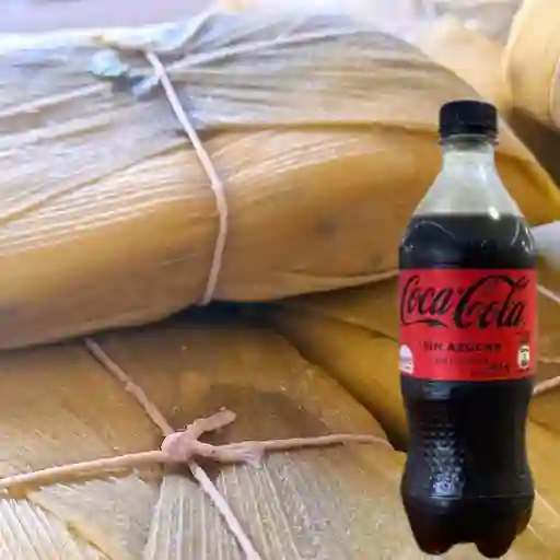 Humita Casera + Coca-cola