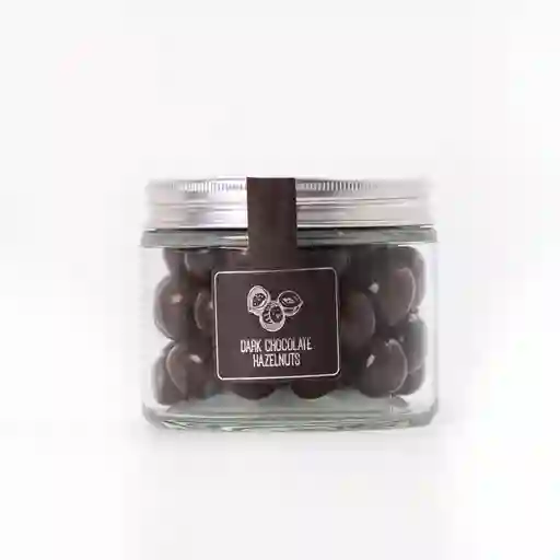 Dark Chocolate Hazelnuts 170 New Glass Small