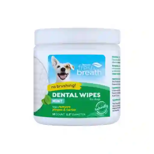 Tropiclen, Dental Wipes, Para Perros (50 Unidades)