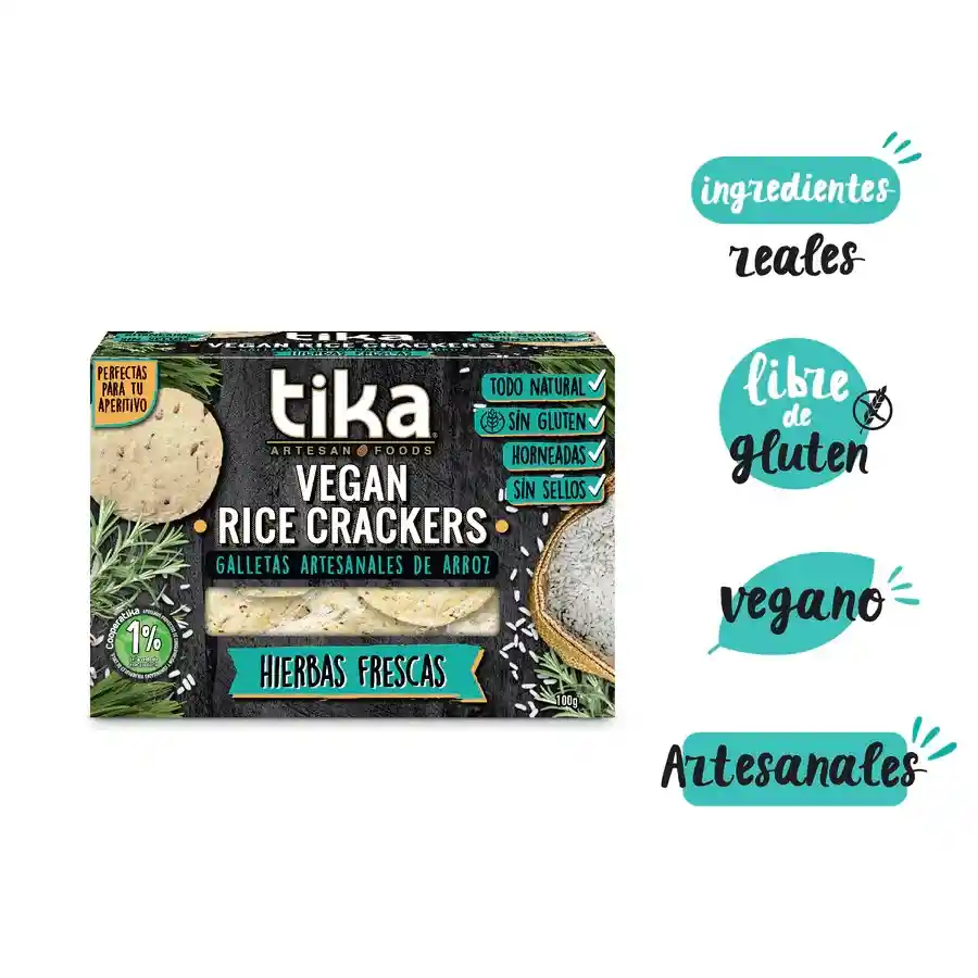 Tika Vegan Rice Crackers