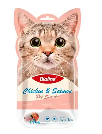 Bioline Cat Treats Chicken Salmon