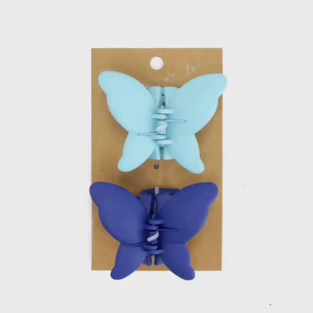 Par Hair Clips Mariposa