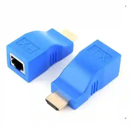 Adaptador Extensor Hdmi 30m Sobre Cat 5e/6 Utp Red Rj45