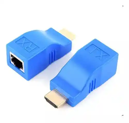 Adaptador Extensor Hdmi 30m Sobre Cat 5e/6 Utp Red Rj45