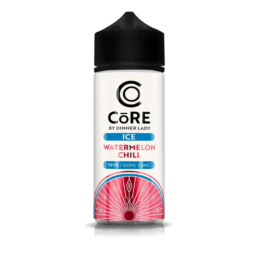 E-liquid Líquido Vaporizador Watermelon Chill 100ml Shortfill - Core Ice By Dinner Lady