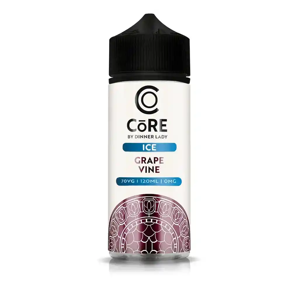 E-liquid Líquido Vaporizador Grape Vine 100ml Shortfill - Core Ice By Dinner Lady