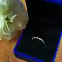 Anillo Pila Plata 925 Lujo Amor Zirconia Compromiso Talla 9