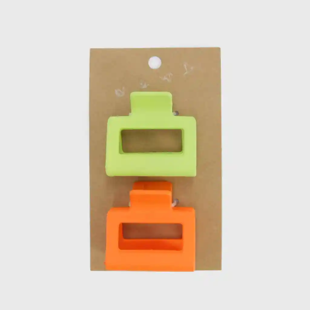 Par Hair Clips Rectangular