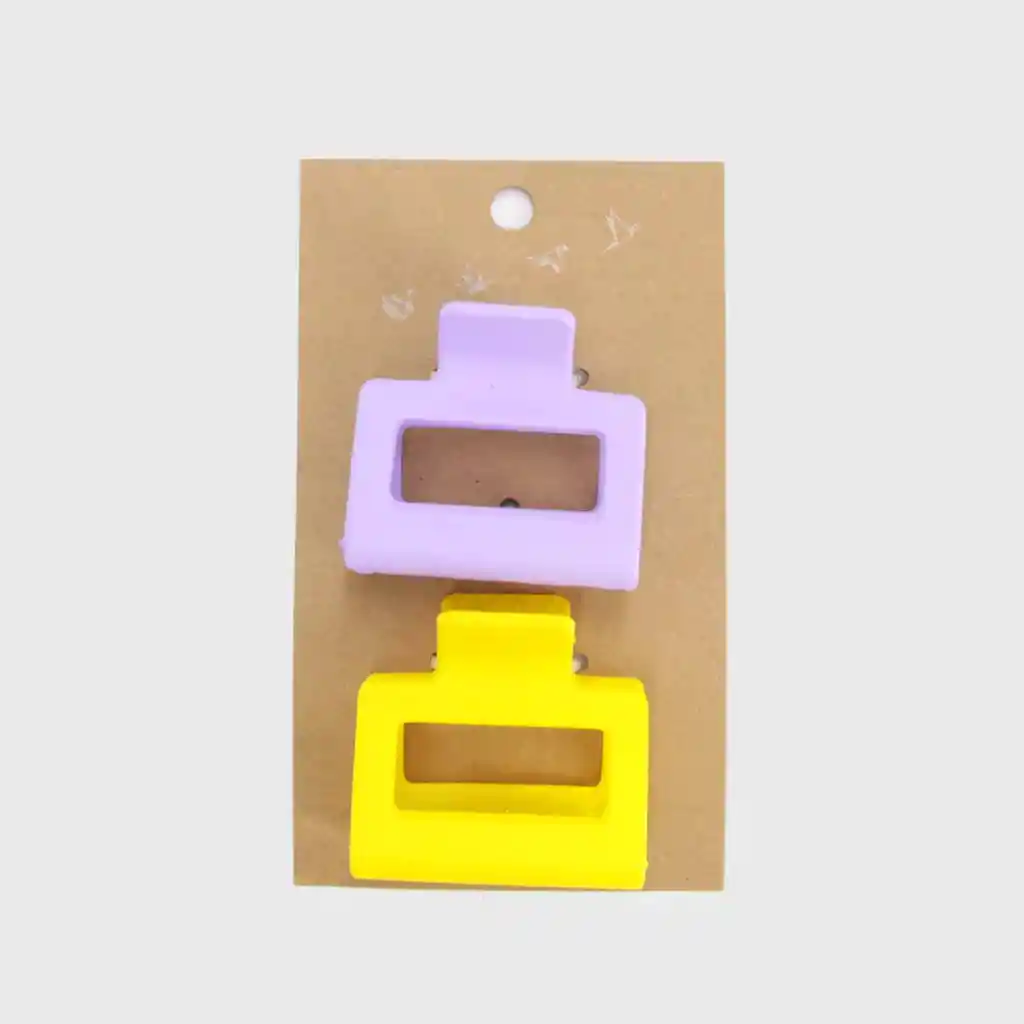 Par Hair Clips Rectangular