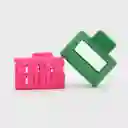 Par Hair Clips Rectangular