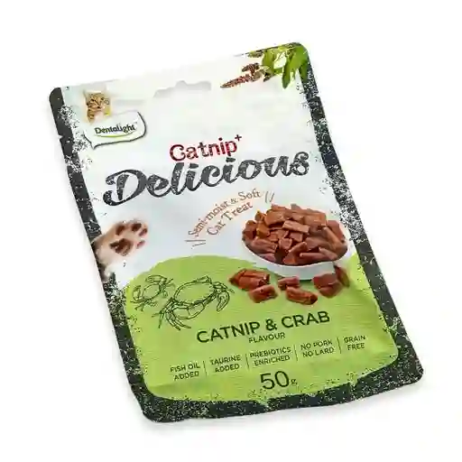 Dentalight - Delicious Snack De Gato Catnip And Crab 50g